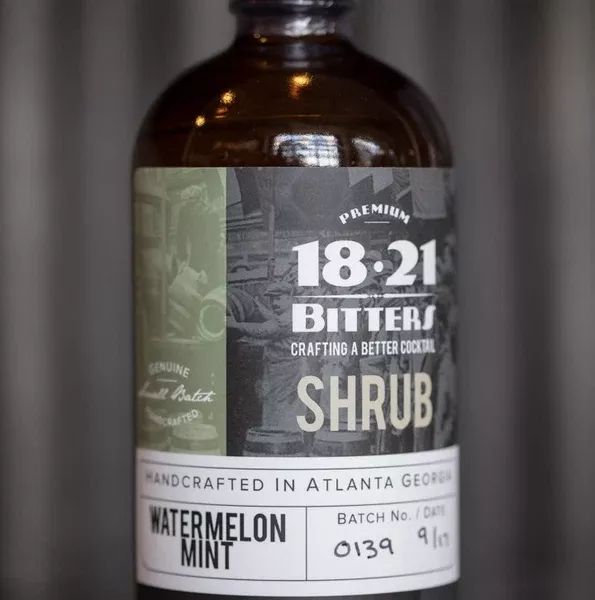 1821 Shrub Watermelon Mint 16 Oz