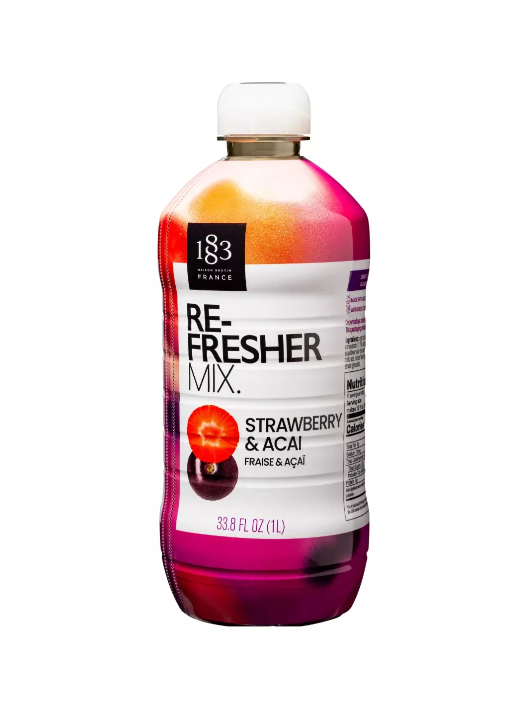 1883 Strawberry & Açaí Refresher Mix (1000ml/33.8oz)