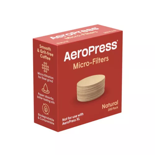 AeroPress Natural Microfilters,200-Pack
