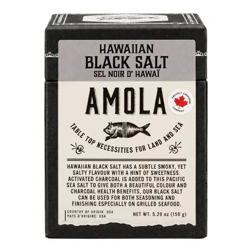Amola - Hawaiian Black Salt, 150g