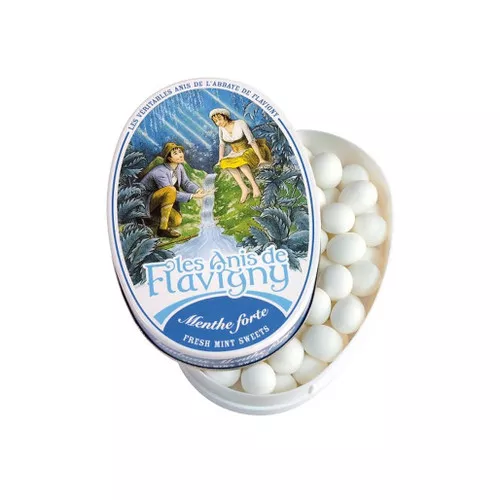 Anise Drops Oval Tin - Fresh Mint, 50g