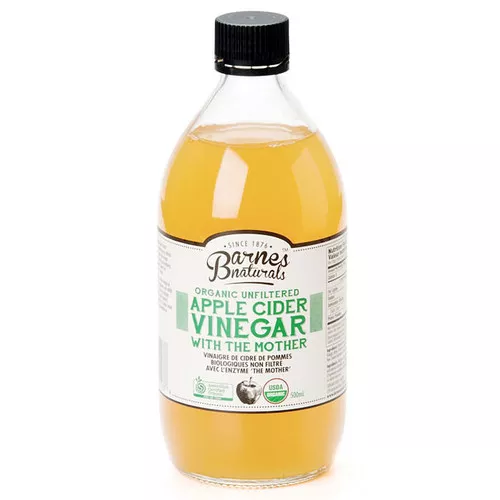 Apple Cider Vinegar - Unfiltered & Organic, 500ml