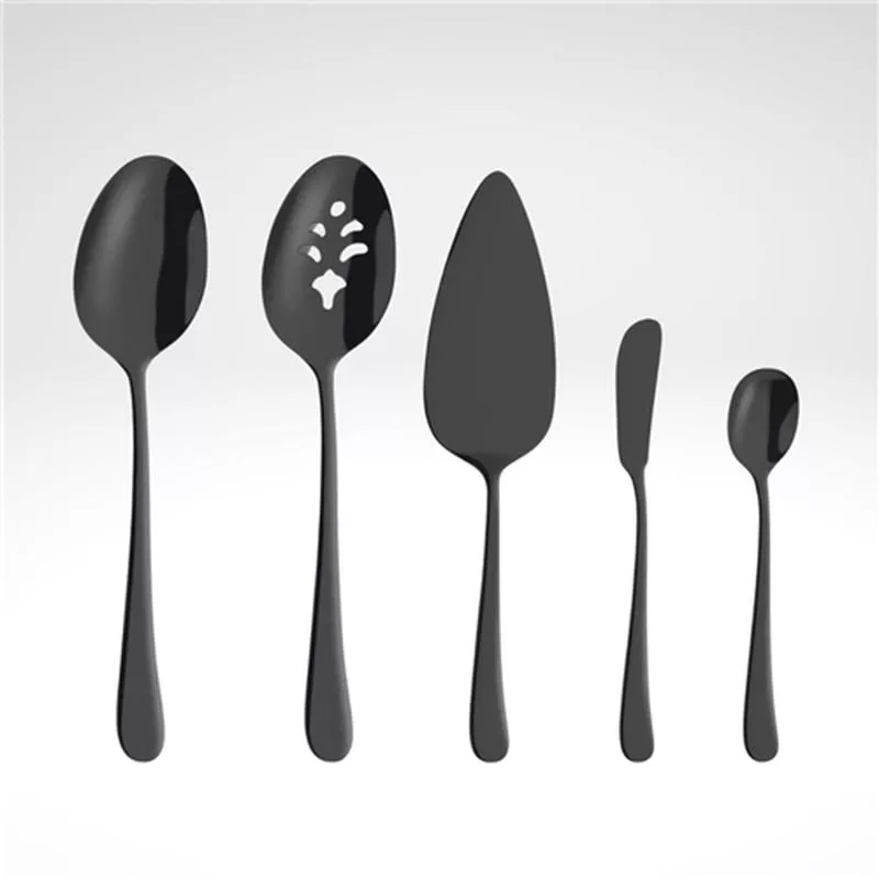 "Austin" Serving Set, Black, 5pcs