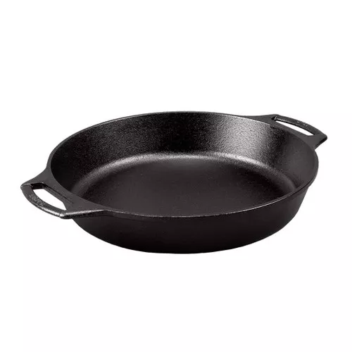 Baker's Round Skillet - Seasoned Cast Iron, 10.25-in