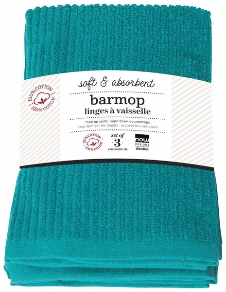 Barmop Towel Peacock