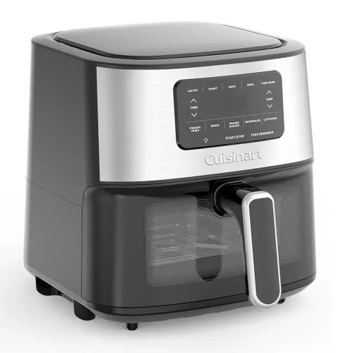Basket Air Fryer - Digital Display, 6-Quart