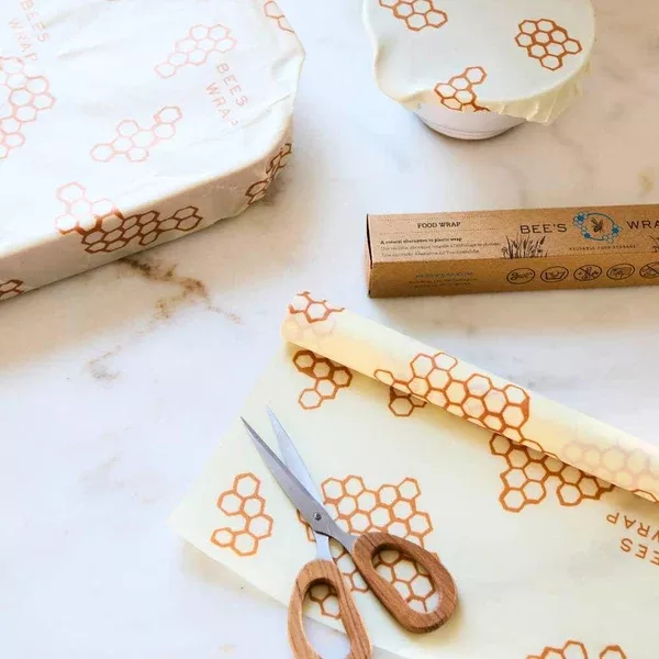 Bee's Wrap Beeswax Food Wrap Roll (Cut-to-Size) - Honeycomb