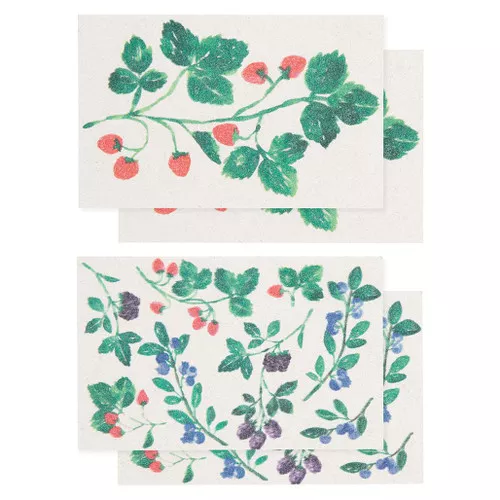 Berry Bramble Pop Up Sponges - Assorted,Set of 4