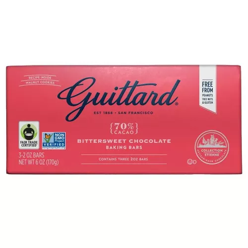 Bittersweet Chocolate Baking Bars - 70% Cacao, 6oz