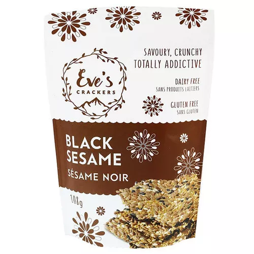 Black Sesame Crackers, 108g