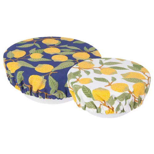 Bowl Covers - Lemons, Set of 2