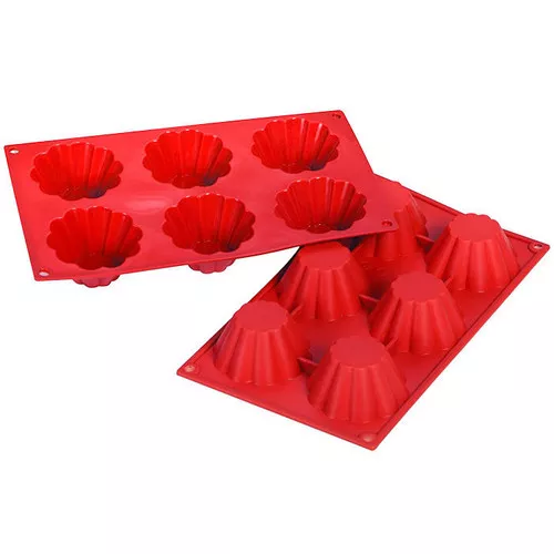 Brioche Silicone Mold - Pro Series, 6-Cavity