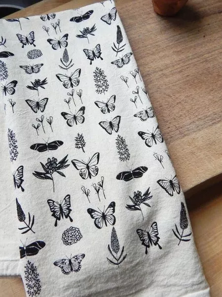 Butterfly Kitchen Towel High Fiber