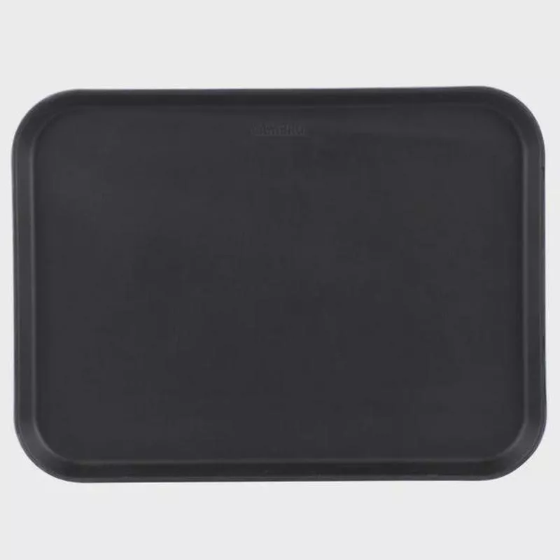 Camtread 15" x 20" Black Satin Non-Skid Serving Tray