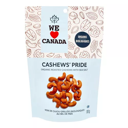 Cashew's Pride - Organic Roasted Cashews with Sea Salt, 130g
