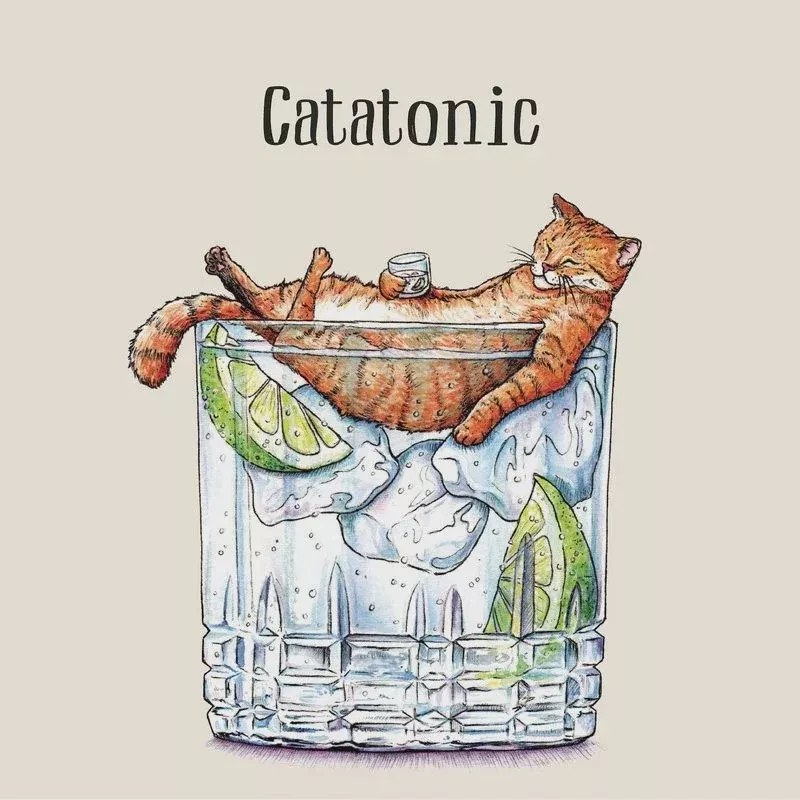 Catatonic Cocktail Napkin
