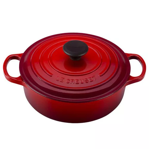 Cerise Round Shallow French Oven, 6.2L