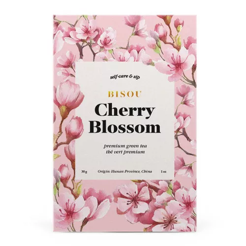 Cherry Blossom - Premium Green Tea, 12 Tea Bags