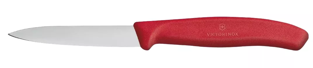 Classic Swiss Paring Knife, Red, 3.25"