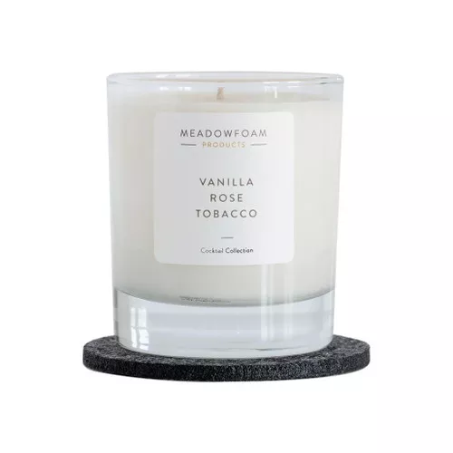Cocktail Candle - Vanilla Rose Tobacco, 11oz