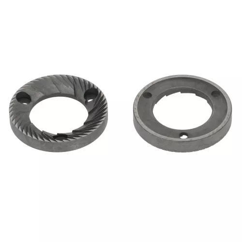 Coffee Grinder Blades / Burrs Flat 50mm - 50mm x 30mm x 7.5mm - RH DX CW 3 hole (Pair) - GENUINE - MACAP C244006