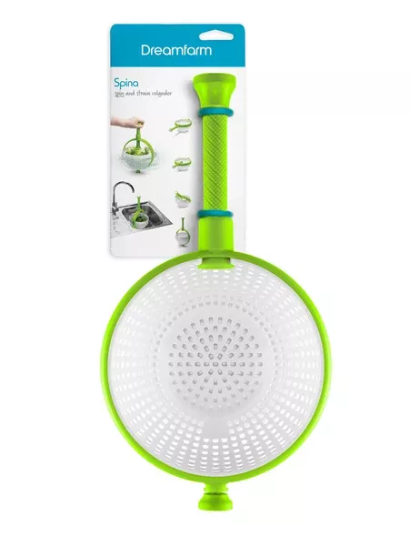 Dreamfarm Spina Spin and Strain Salad Spinner