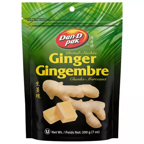 Dried Ginger Chunks, 200g