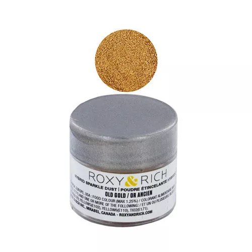 Edible Hybrid Sparkle Dust - Old Gold, 2.5g
