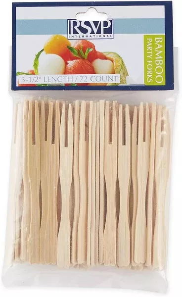 Endurance Bamboo Party Fork 3 1 /2