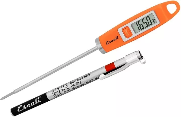 Escali Gourmet Digital Thermometer - Orange (NSF Certified)