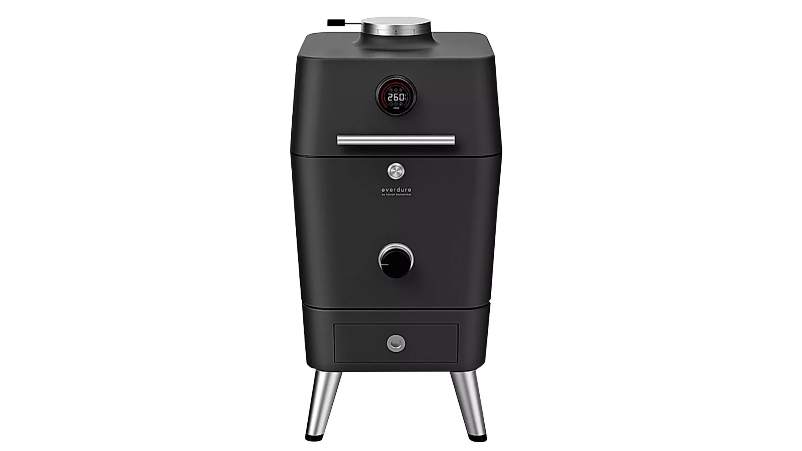 Everdure by Heston Blumenthal 4K Electric Ignition Charcoal BBQ Oven (Black)