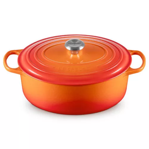 Flame Oval Dutch Oven, 6.3L