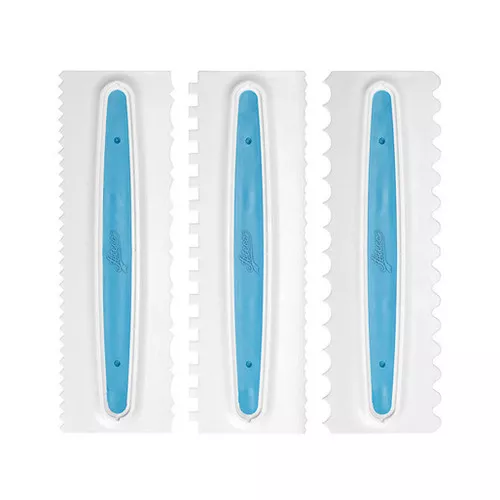 Icing Comb Set - 6 Designs, 3-Piece