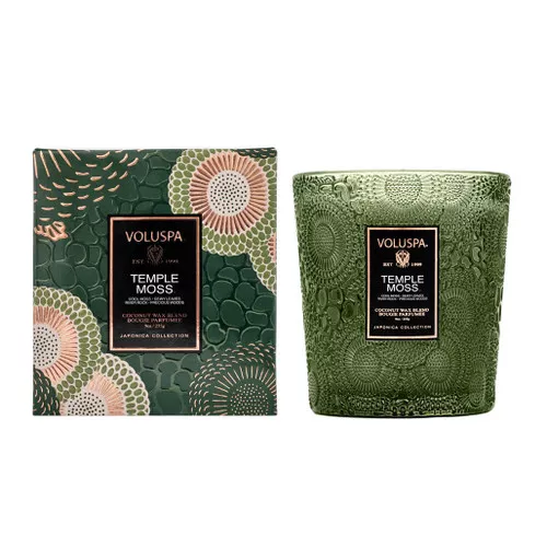 Japonica Classic Candle - Temple Moss, 9oz