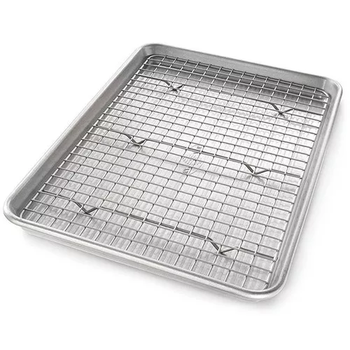 Jelly Roll Nonstick Cooling Rack and Pan Set
