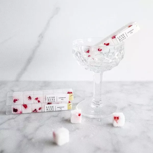 Luxe Sugar Cubes Raspberry Mini Box Of 6