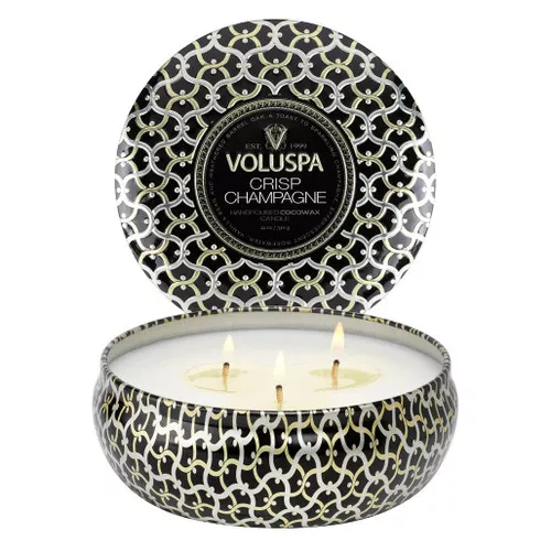 Maison 3 Wick Tin Candle - Crisp Champagne, 12oz