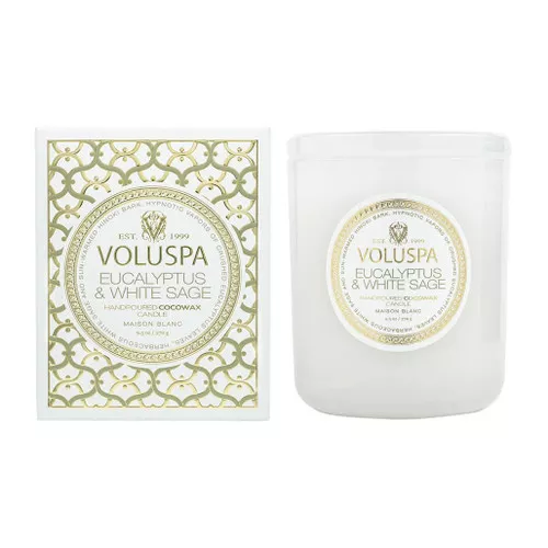 Maison Blanc Classic Candle - Eucalyptus & White Sage, 9.5oz