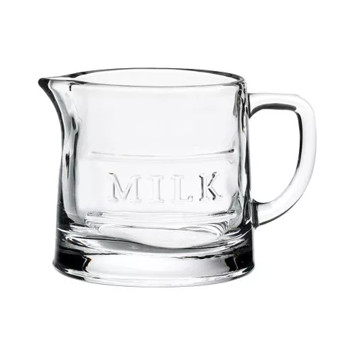 Milk Jug Clear Glass, 10oz