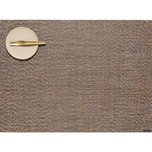Moire Placemat Rectangle - Mocha, 14 x 19-in