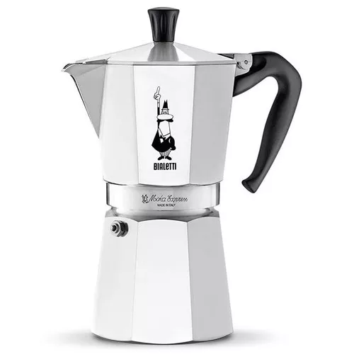 Moka Express Stovetop Coffee Maker, 9 Cup