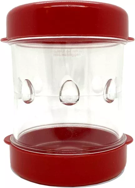 Negg Hard Boiled Egg Peeler - Red