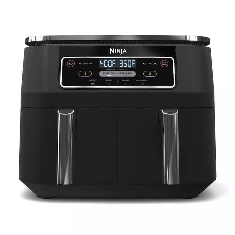 Ninja Foodi DZ100 4-in-1, 8-qt., 2-Basket Air Fryer with DualZone Technology