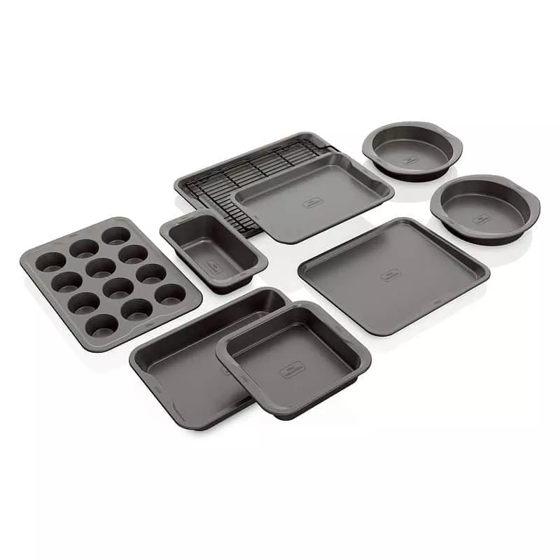 Ninja Foodi NeverStick Premium 10-Piece Bakeware Set, Aluminum, Oven Safe