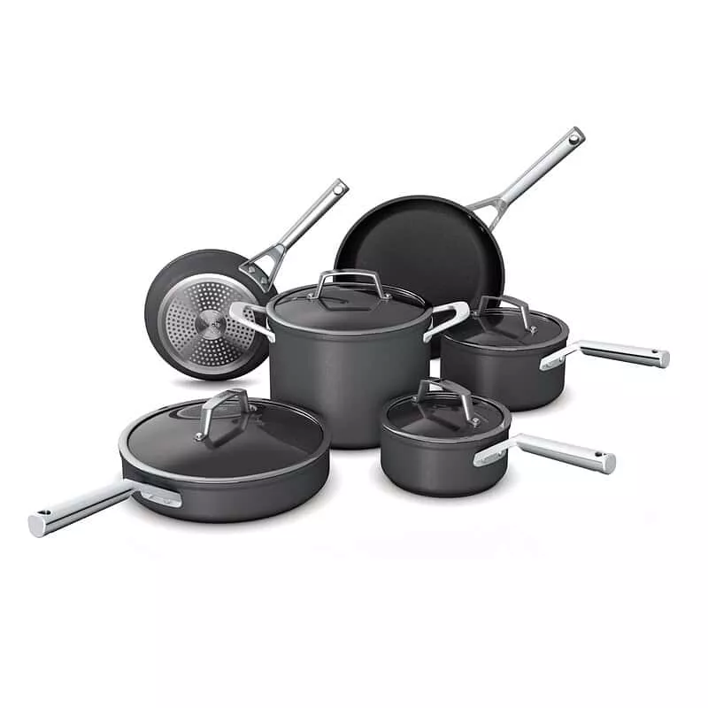 Ninja Foodi NeverStick Premium Hard-Anodized 10-Piece Cookware Set, oven safe to 500°F