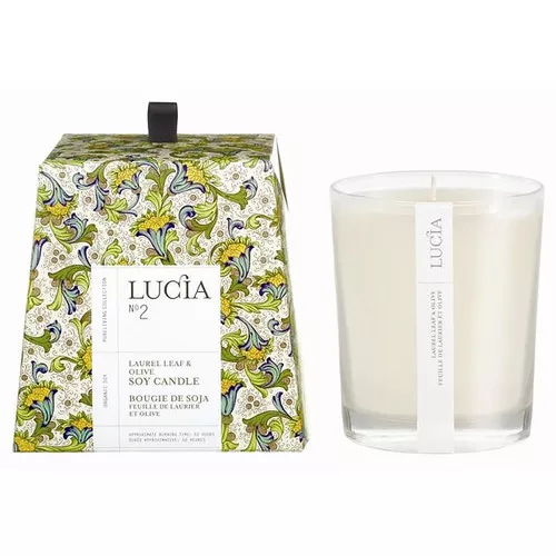 Organic Soy Candle - Olive Blossom & Laurel Leaf