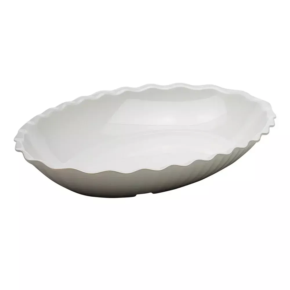 OVAL DELI PLATTER - 11 5/16 X 15 3/16" WHITE