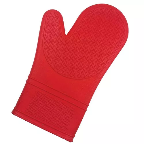 Oven Mitt Silicone - Red, 12-in