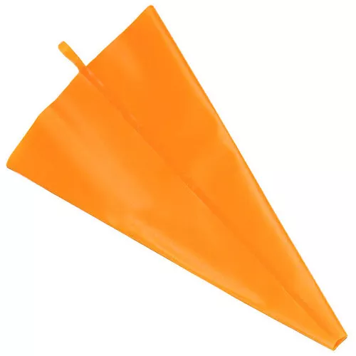 Pastry Bag - Orange Silicone, 15.75-in