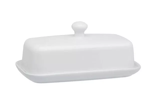 Porcelain Butter Dish White